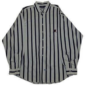 Ralph Lauren Blue and White Striped Shirt